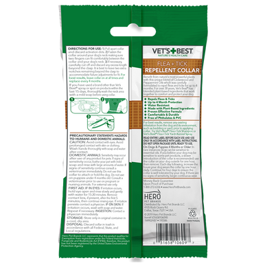 Vet’s Best Flea + Tick Repellent Collar for Dogs